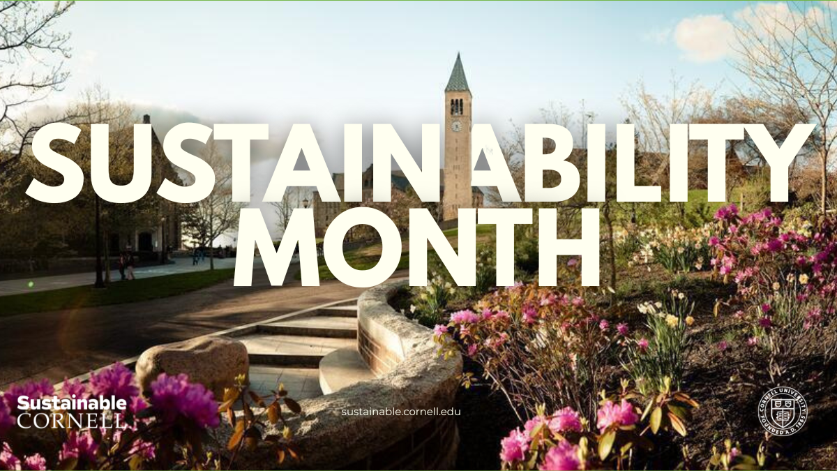 Sustainability Month graphic