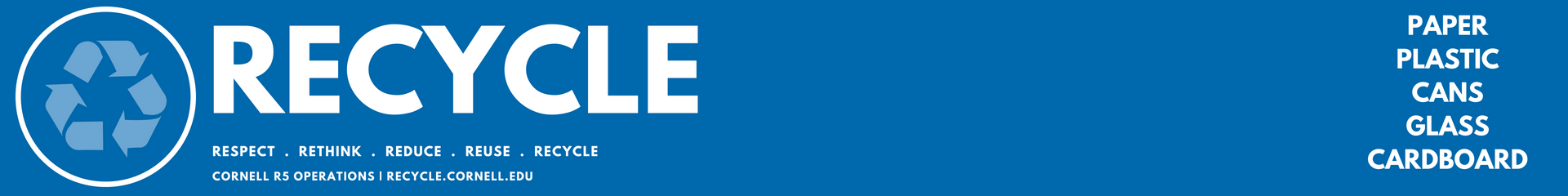 Extra Long Recycle Stickers (20x2.5)