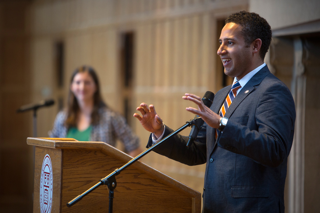 Ithaca Mayor Svante Myrick '09