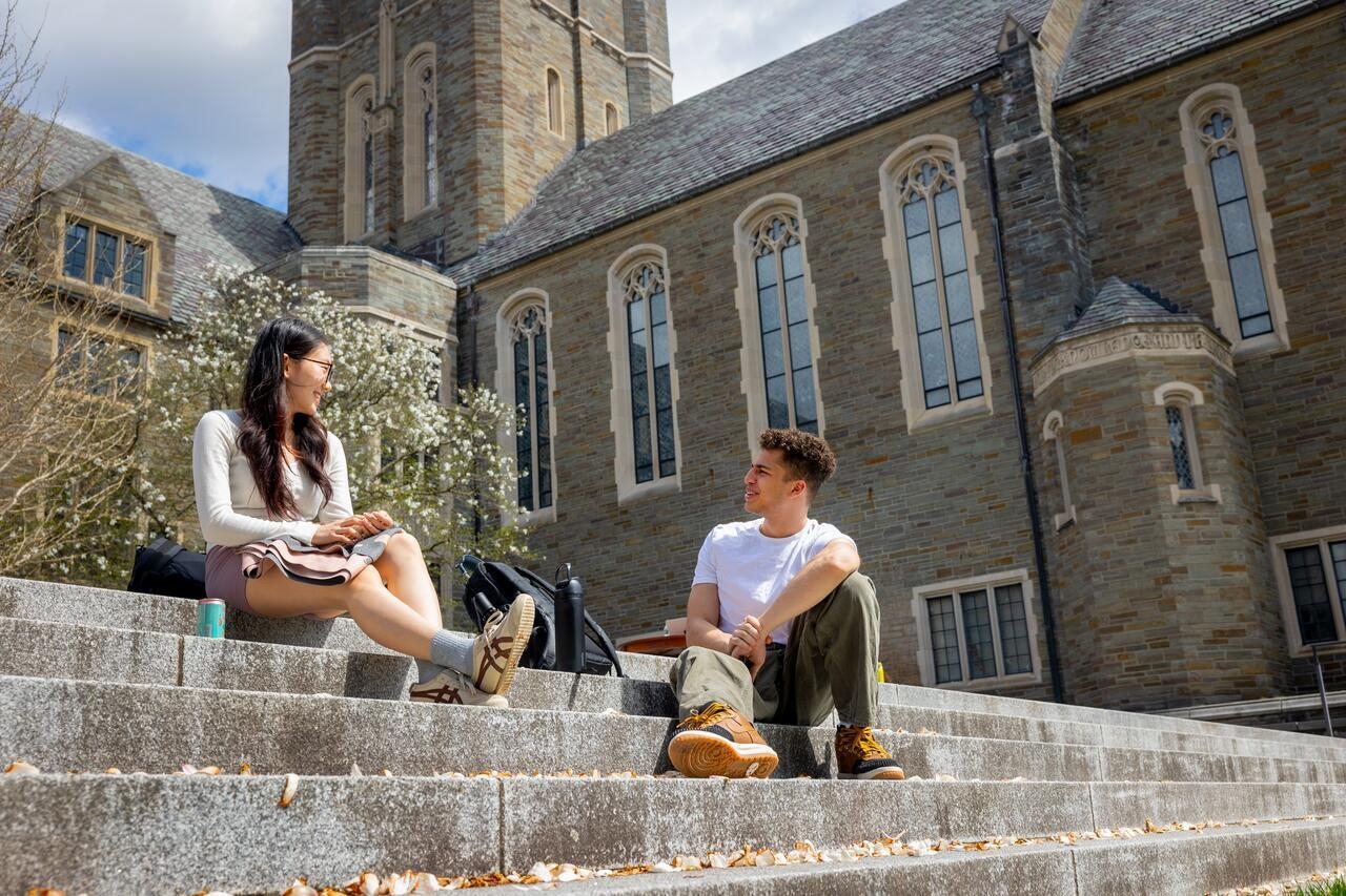 Students chatting