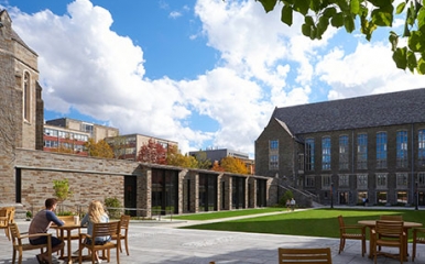 Law school addition with green roof
