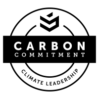 Carbon Commitment logo, representing Cornell University’s pledge to achieve carbon neutrality.