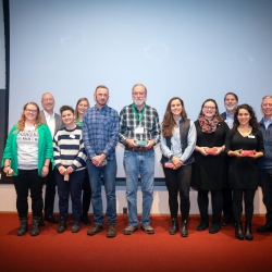 2019 Sustainability Award winner with presenters