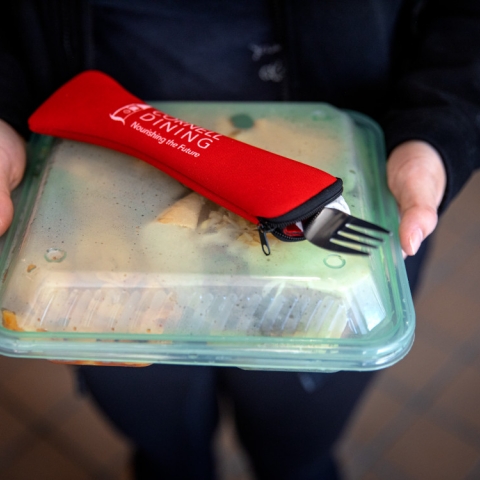 reusable utensil and takeout container sets