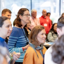Attendees at the Spring Sustainability Mix & Mingle