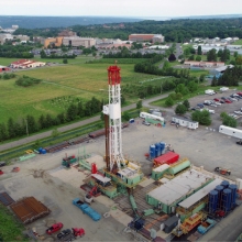 aerial shot of cubo rig