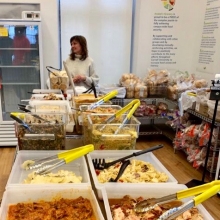 food recovered from on-campus dining halls in Anabel's Grocery space