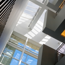 Sky lights in Weill Hall
