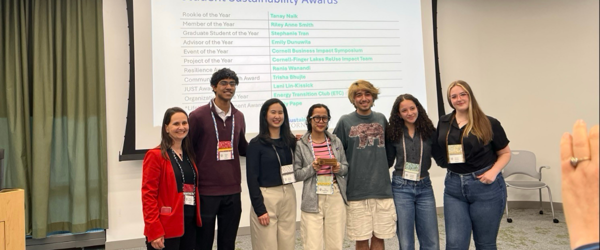 2026 Student Sustainability Award Winners