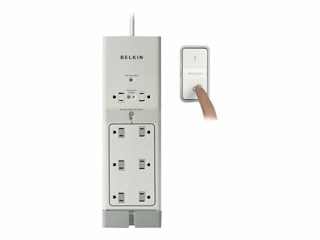 Power strip with separate on-off switch