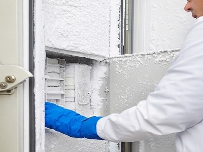 Freezer that needs defrosting