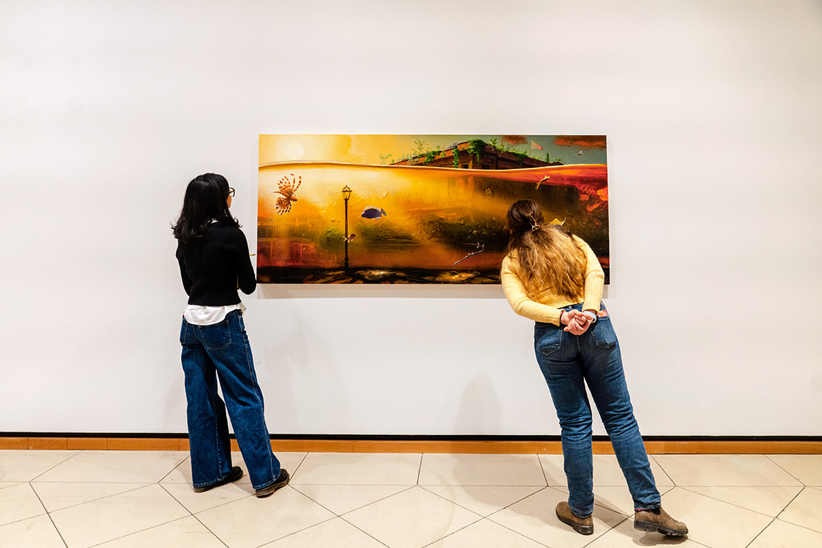 CTI workshop at the Johnson Art Museum: Teaching About the Climate Change: Art, Action, Reflection. Lead by: Melina Ivanchikova