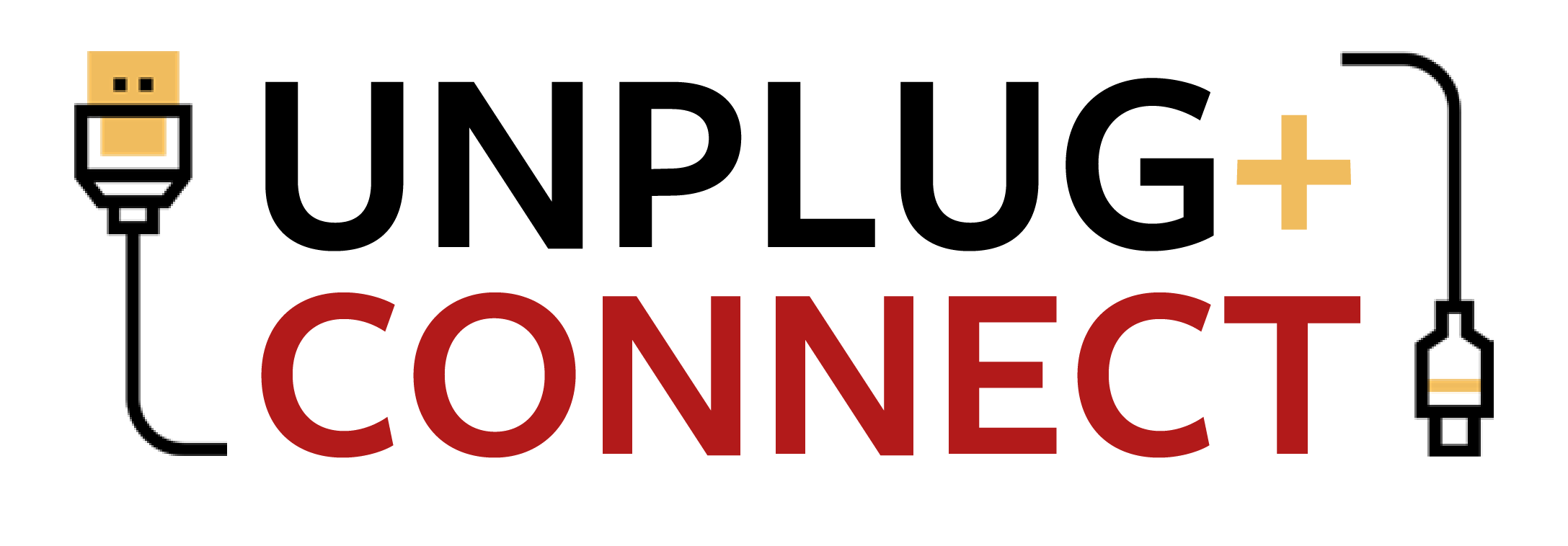 Unplug and connect logo